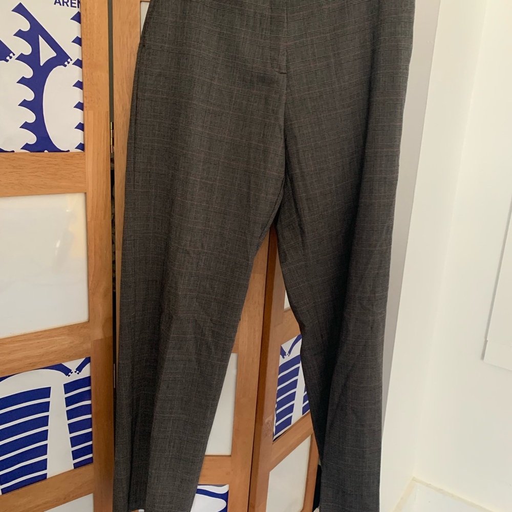 Norton McNaughton Black and Red Plaid Trousers
